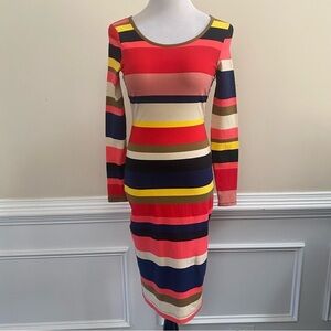 ANTHROPOLOGIE Plenty by TRACY REESE Column Bodycon Rib Stretch Dress Size XS